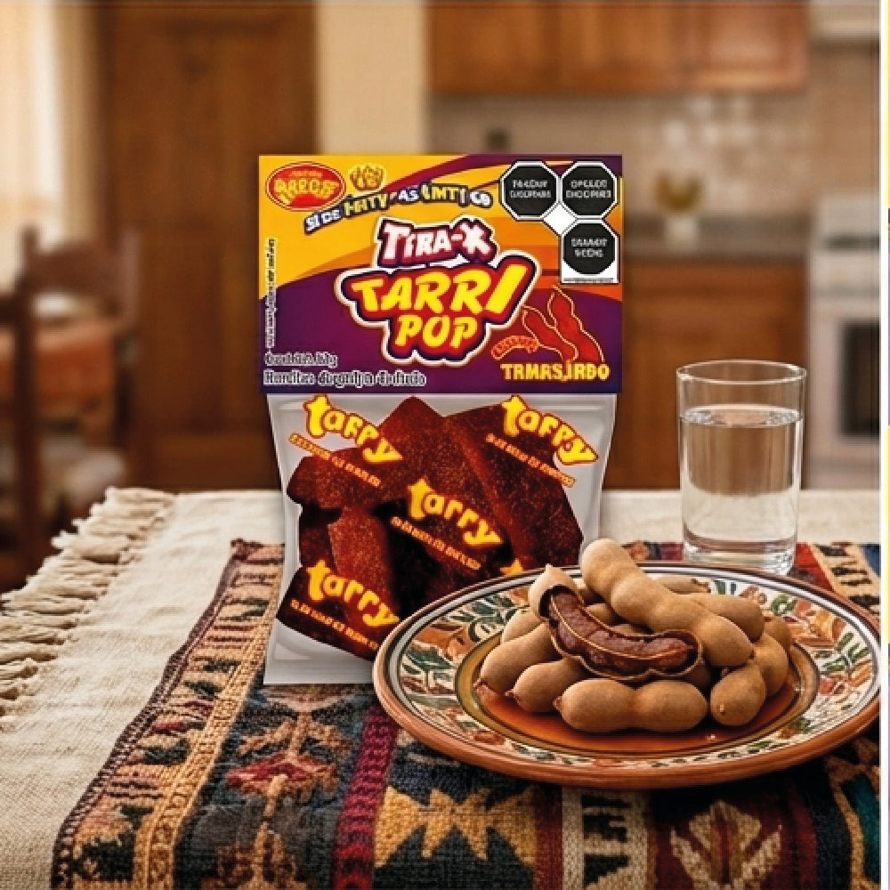 Tira-x Tarrypop Tamarindo Chile 4 Packs 280gr