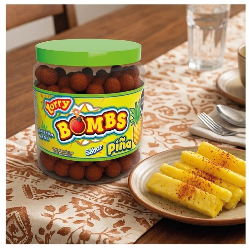 Vitrolero Tarry Bombs Piña 600gr Bolitas De Chile
