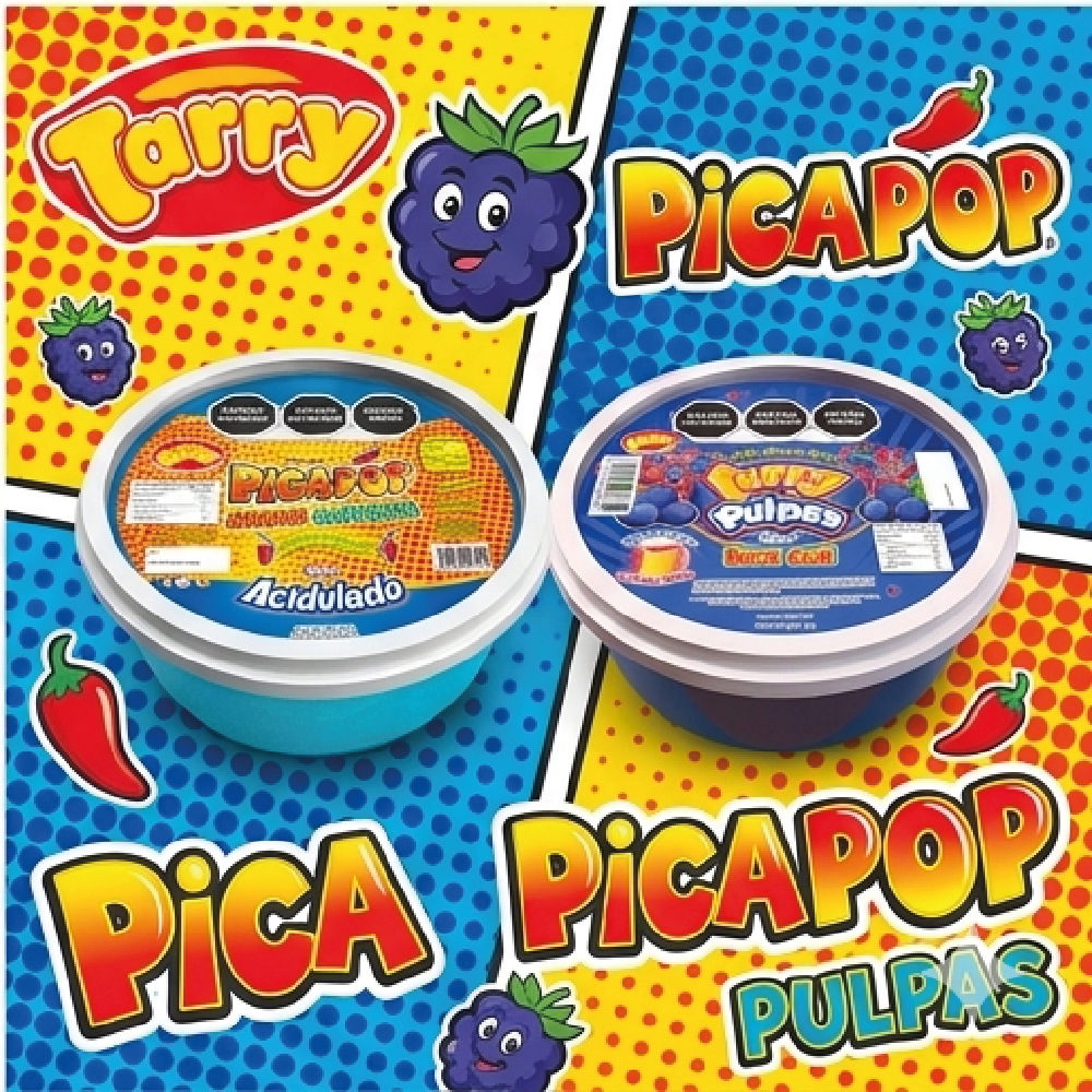Duo pulpa Micheladas Azul 230ml + Shilito Golosina Azul 150gr