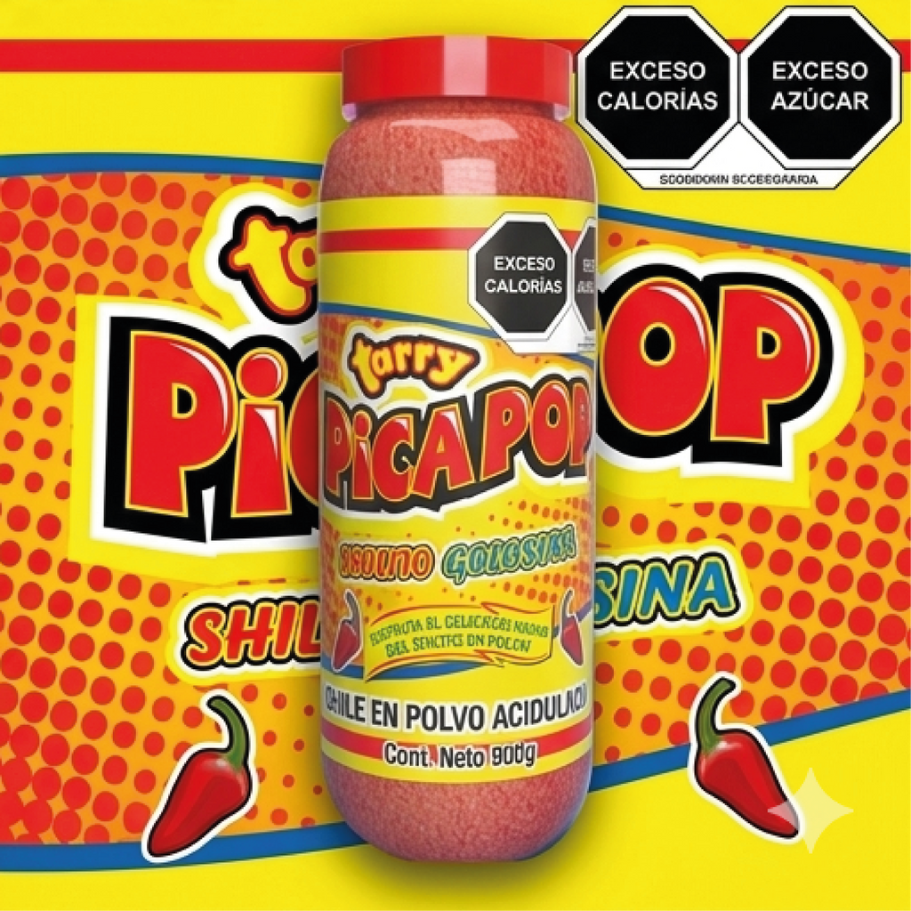 Chile En Polvo Gourmet Picapop Shilito Golosina Tarry 900gr