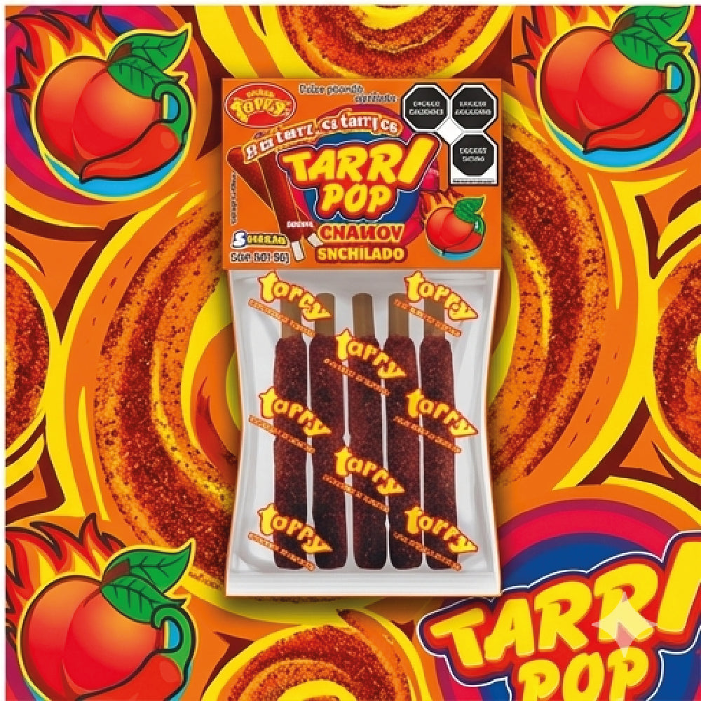 Tarry Pop Banderilla Chamoy 3 Pack Total 15pz 180gr