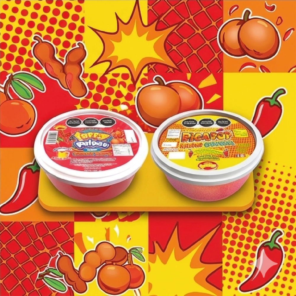 Duo pulpa Micheladas Tamarindo 230ml + Shilito Golosina 150gr