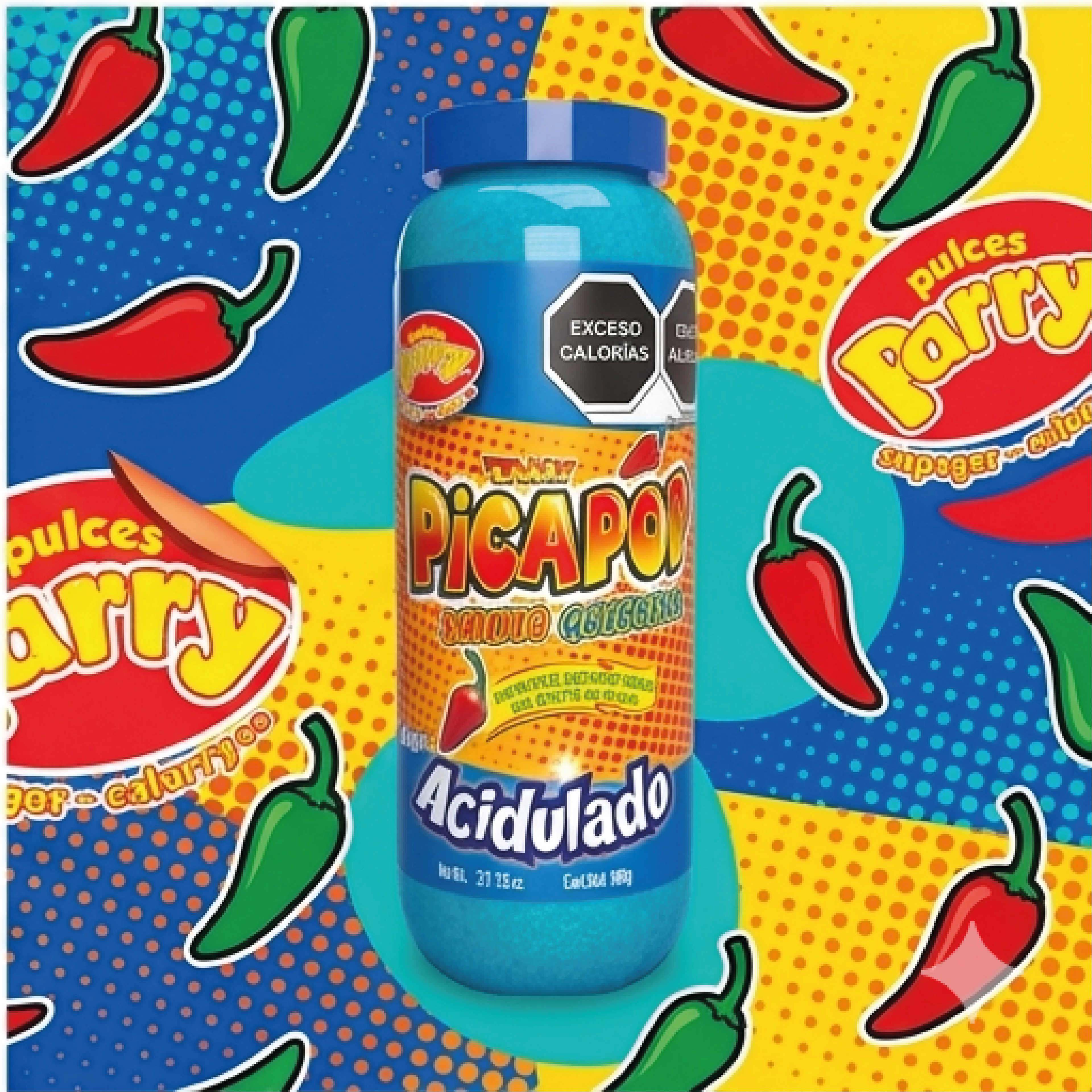 Chile En Polvo Gourmet Picapop Shilito Acidulado Tarry 900gr