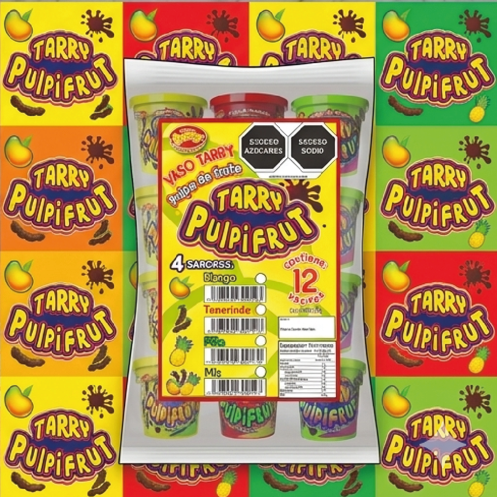 Tarry Pulpifrut 12 Vasitos Mix Tamarindo Mango