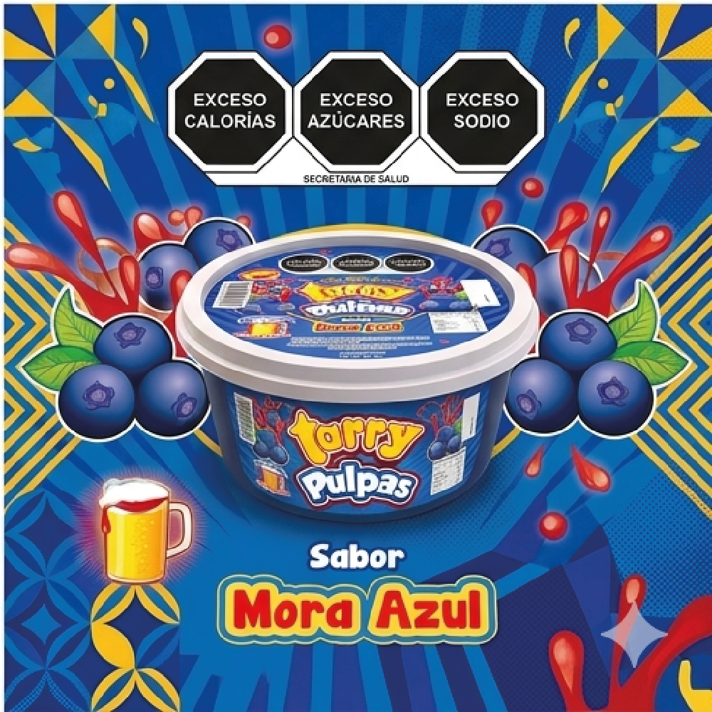 Tarry Pulpa Para Escarchar Micheladas Mora Chamoy 250gr