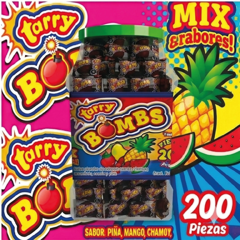 Vitrolero Tarry Bombs Mix 826gr 200pz Bolitas De Chile