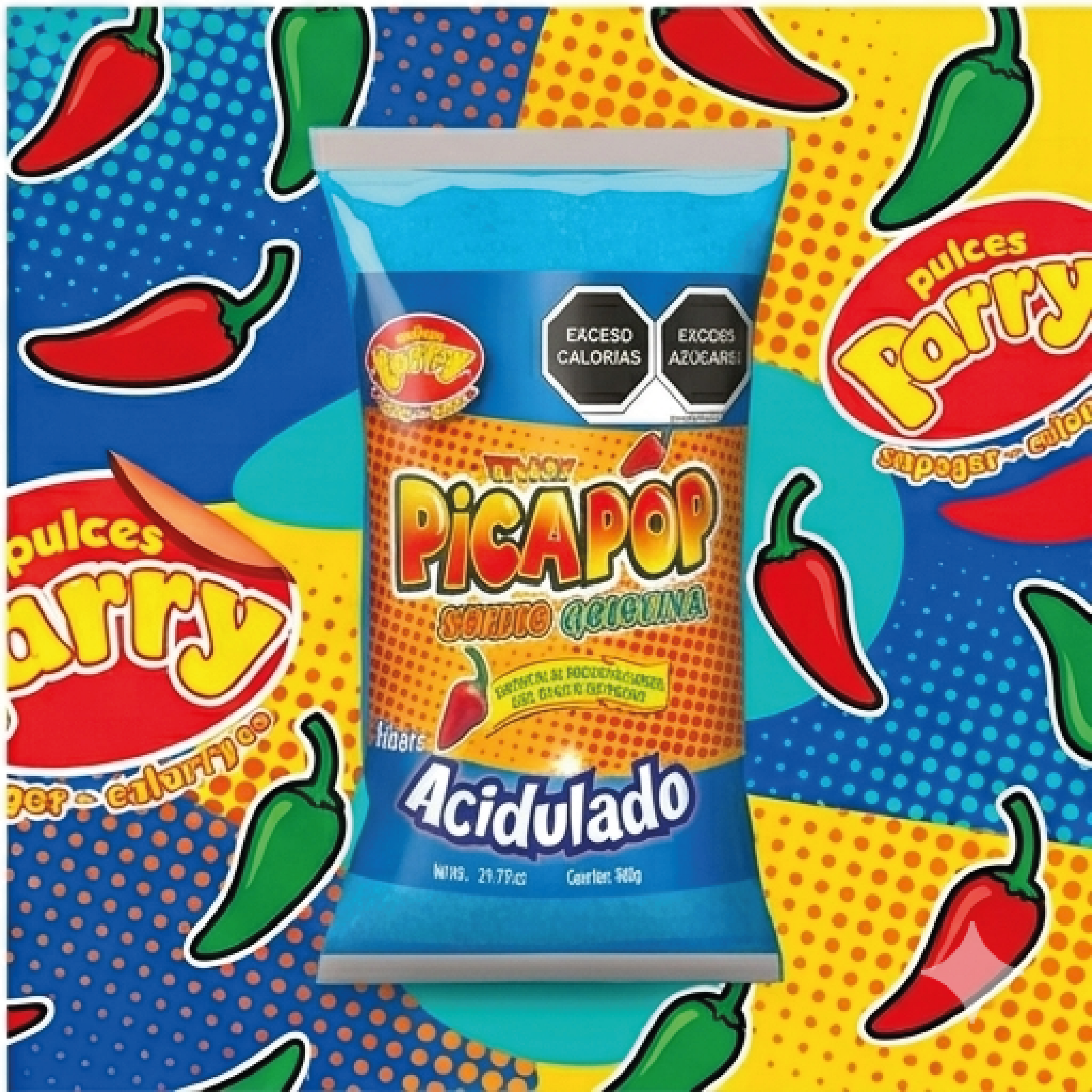 Bolsa De Chile Gourmet Picapop Shilito Azul Tarry 900gr