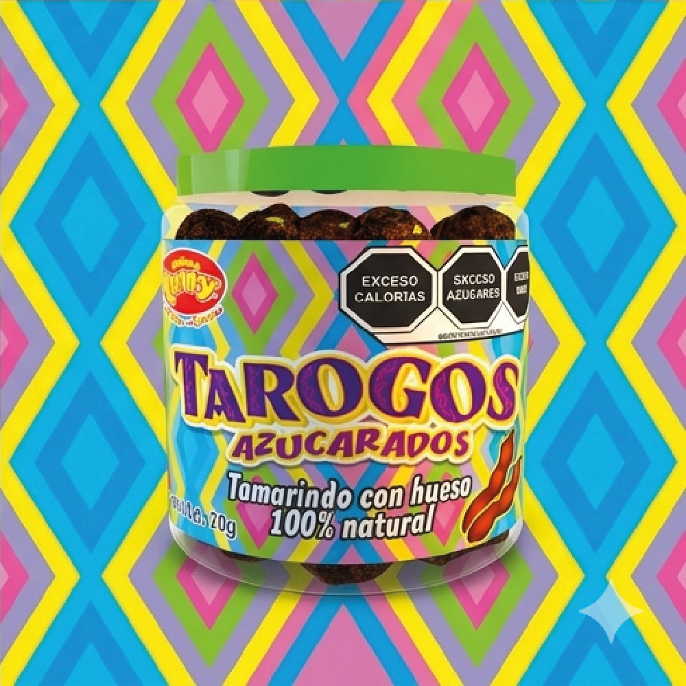 Vitrolero Tarry Tarugos Tamarindo Azucar Tama 50pz 850gr
