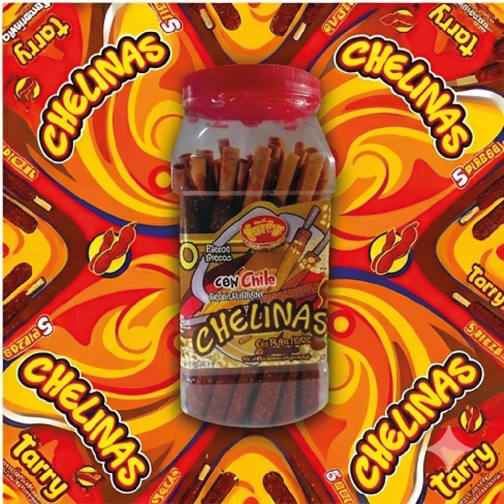 Tarry Vitrolero Banderillas Jumbo Tamarindo 50 Pz 900gr