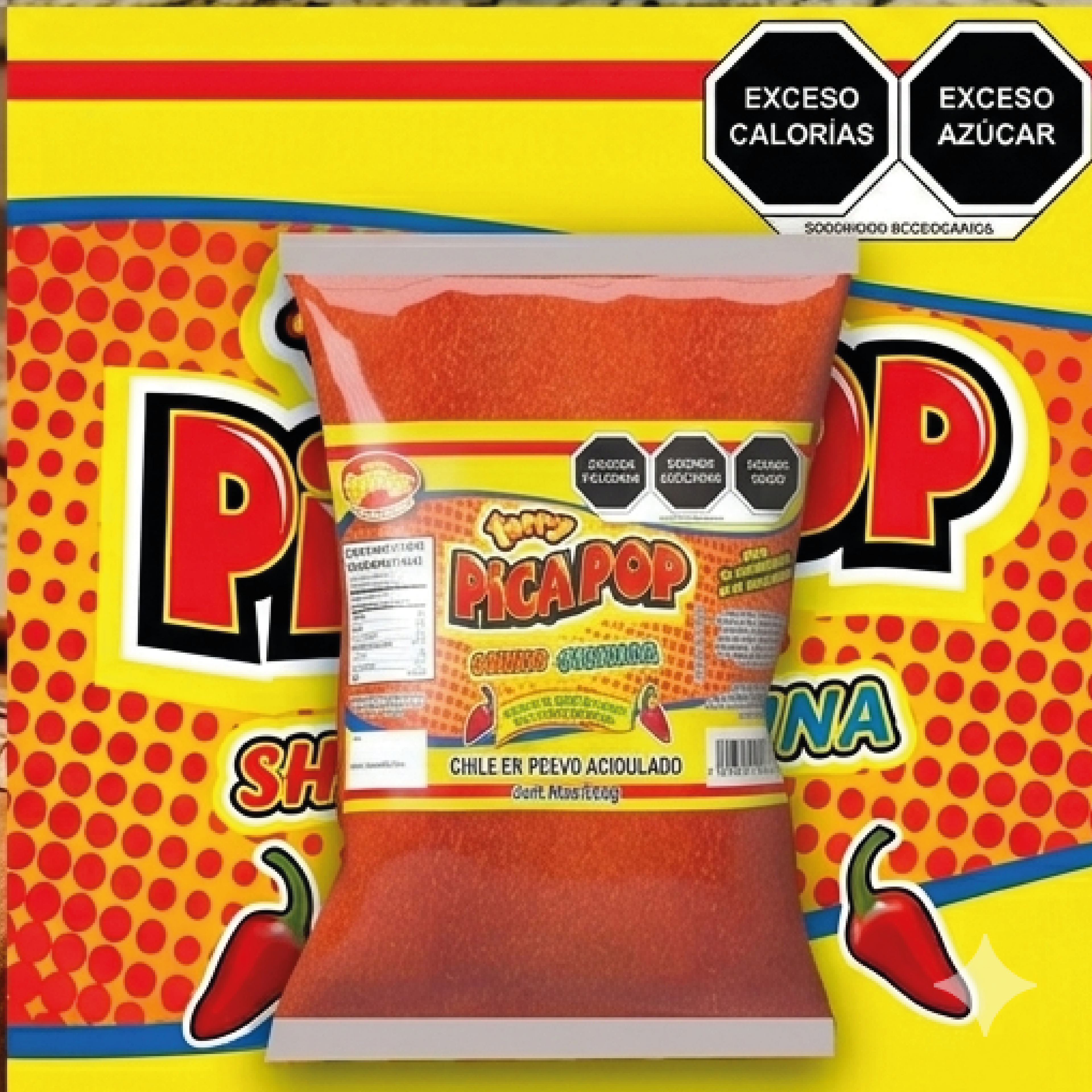 Bolsa De Chile Gourmet Picapop Shilito Golosina Tarry 900gr