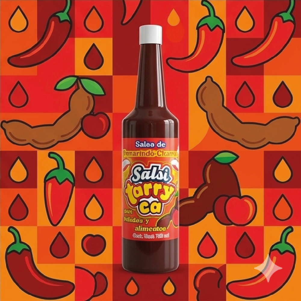 Salsa Liquida Tarry Salsi Tarryca Tamarindo Chamoy 750 Ml