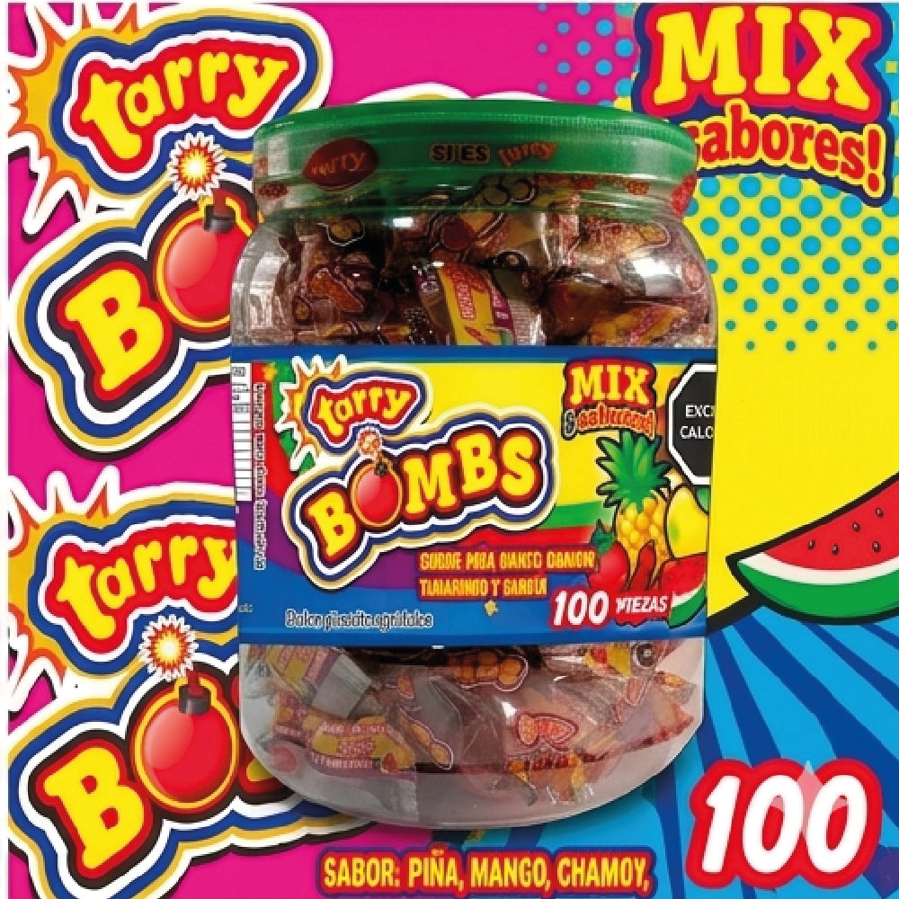 Vitrolero Tarry Bombs Mix 413gr 100pz Bolitas De Chile