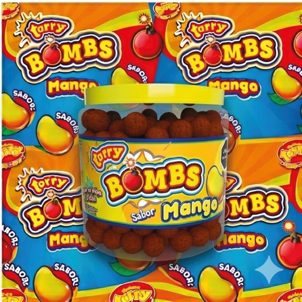 Vitrolero Tarry Bombs Mango 600gr Bolitas De Chile