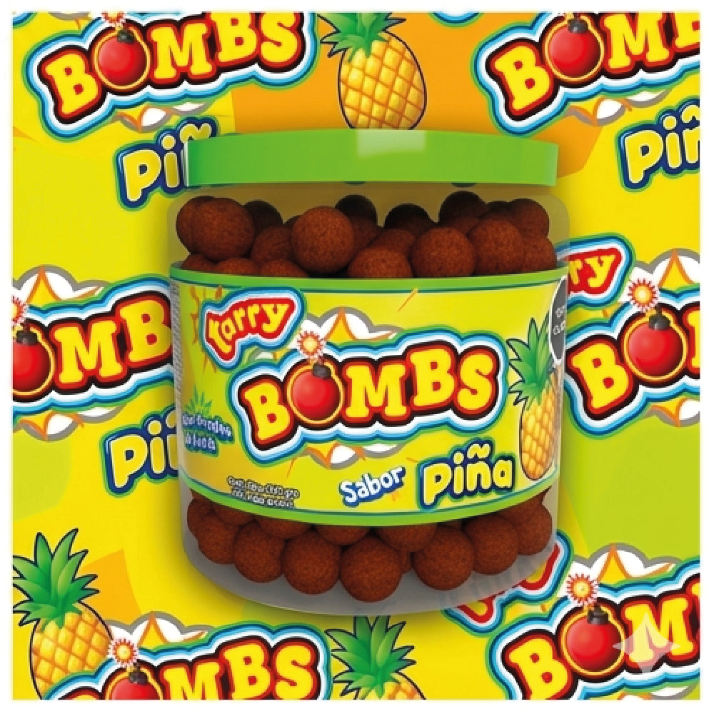 Vitrolero Tarry Bombs Piña 600gr Bolitas De Chile