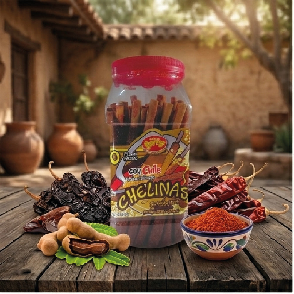 Tarry Vitrolero Banderillas Jumbo Tamarindo 50 Pz 900gr