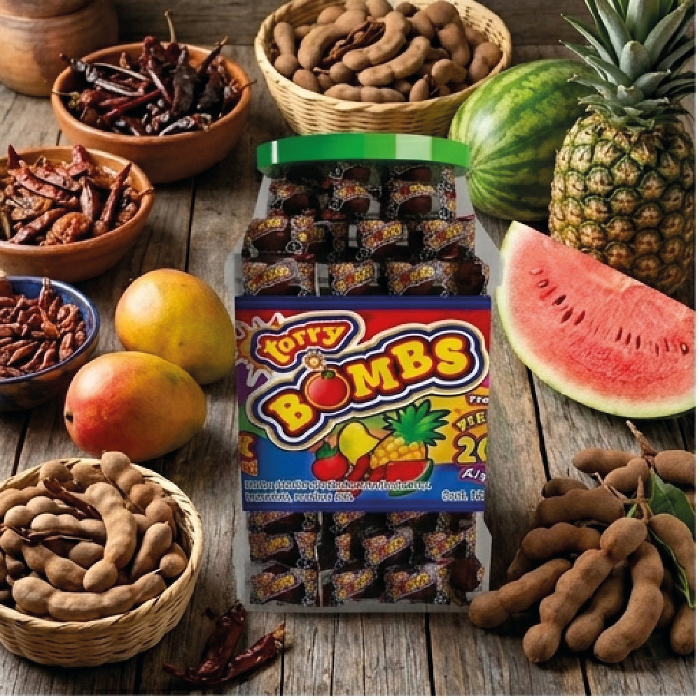 Vitrolero Tarry Bombs Mix 826gr 200pz Bolitas De Chile