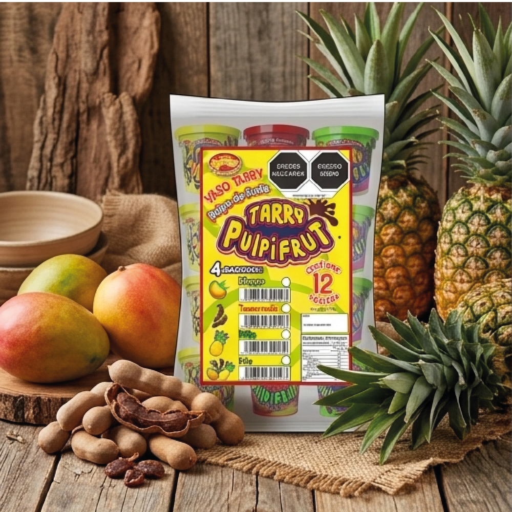 Tarry Pulpifrut 12 Vasitos Mix Tamarindo Mango