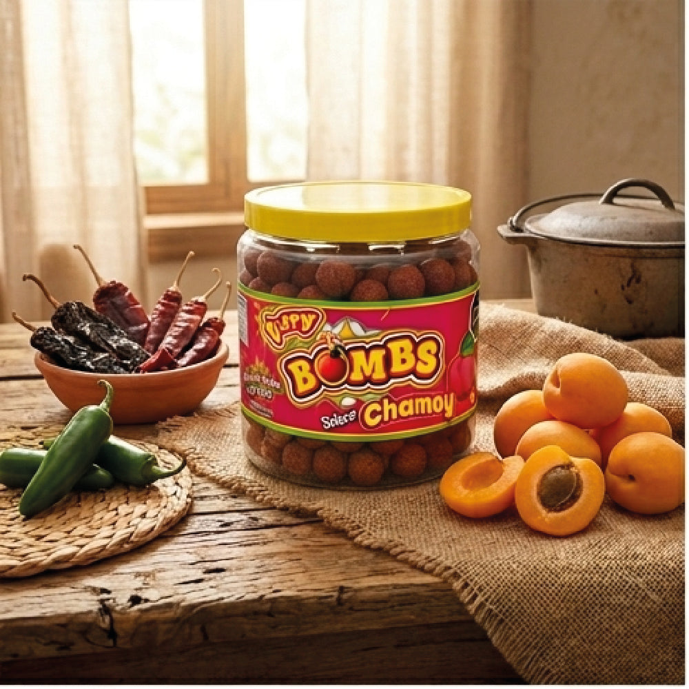 Vitrolero Tarry Bombs Chamoy 600gr Bolitas De Chile