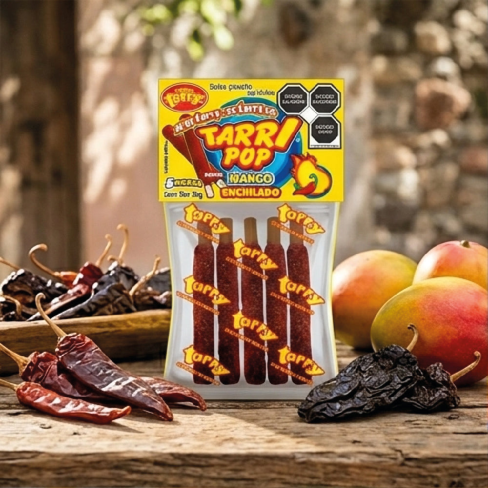 Tarry Pop Banderilla Mango 3 Pack Total 15pz 180gr