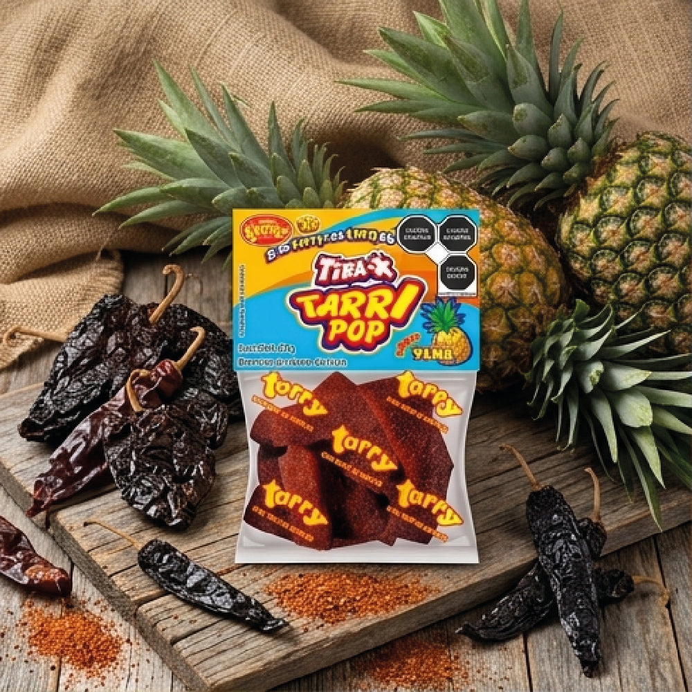 Tira-x Tarrypop Piña Chile 4 Packs 280gr