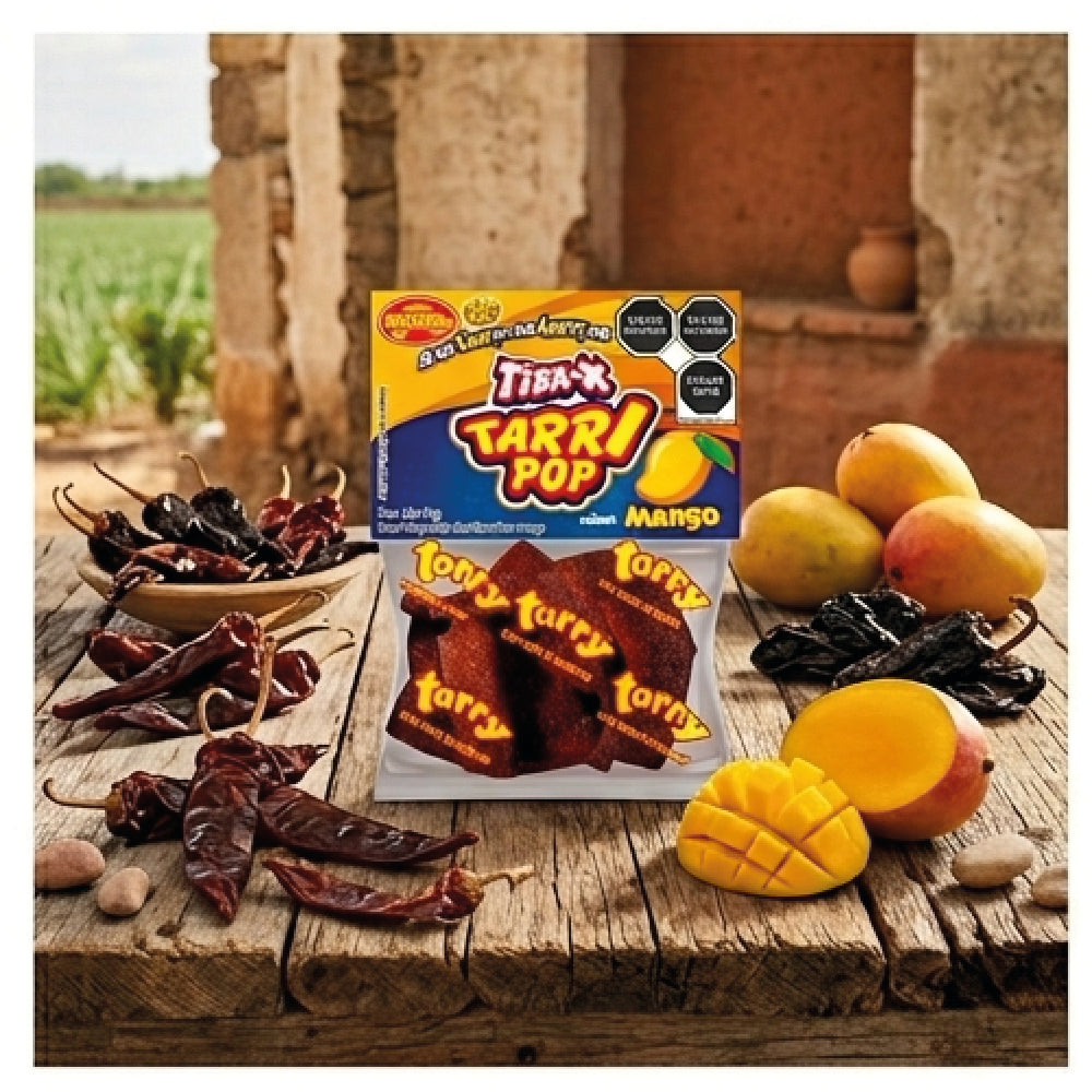 Tira-x Tarrypop Mango Chile 4 Packs 280gr