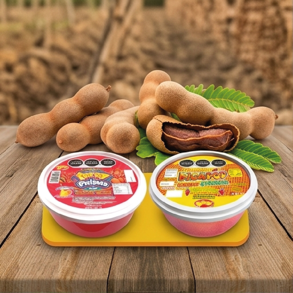 Duo pulpa Micheladas Tamarindo 230ml + Shilito Golosina 150gr