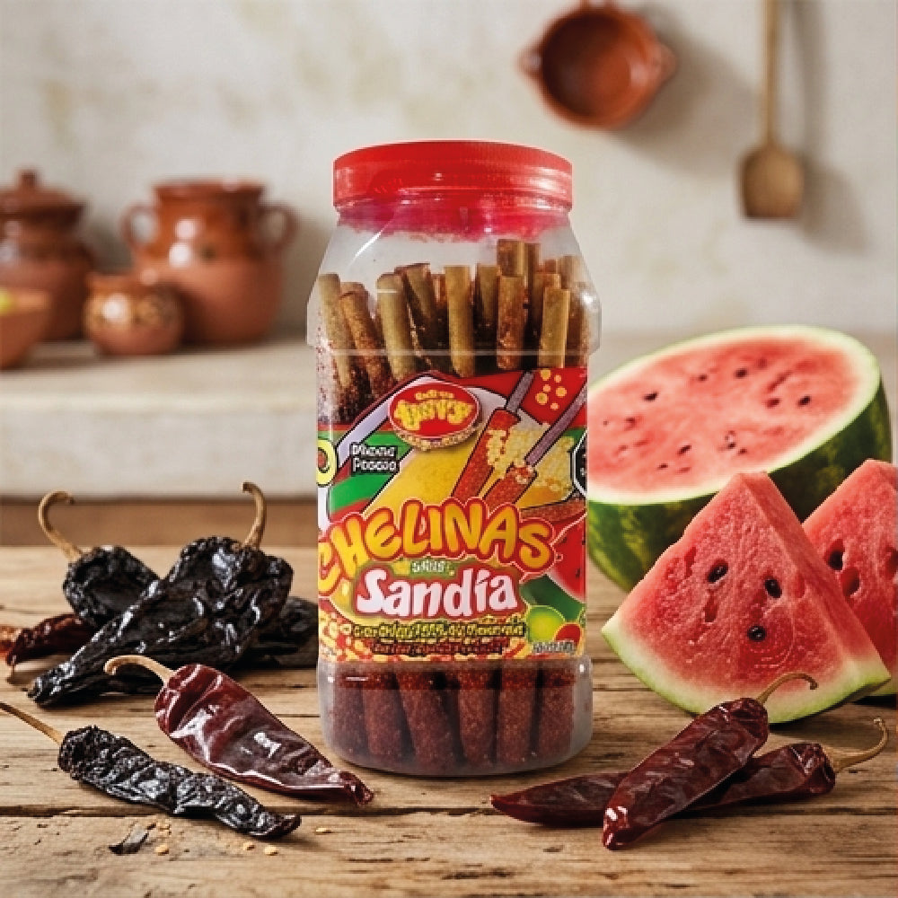 Tarry Vitrolero Banderillas Jumbo Sandia 50 Pz 900gr