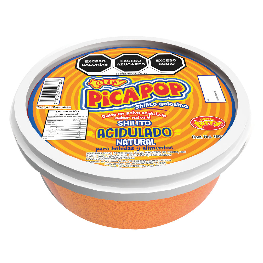 Tarry Pica Pop Acidulado Natural 200g