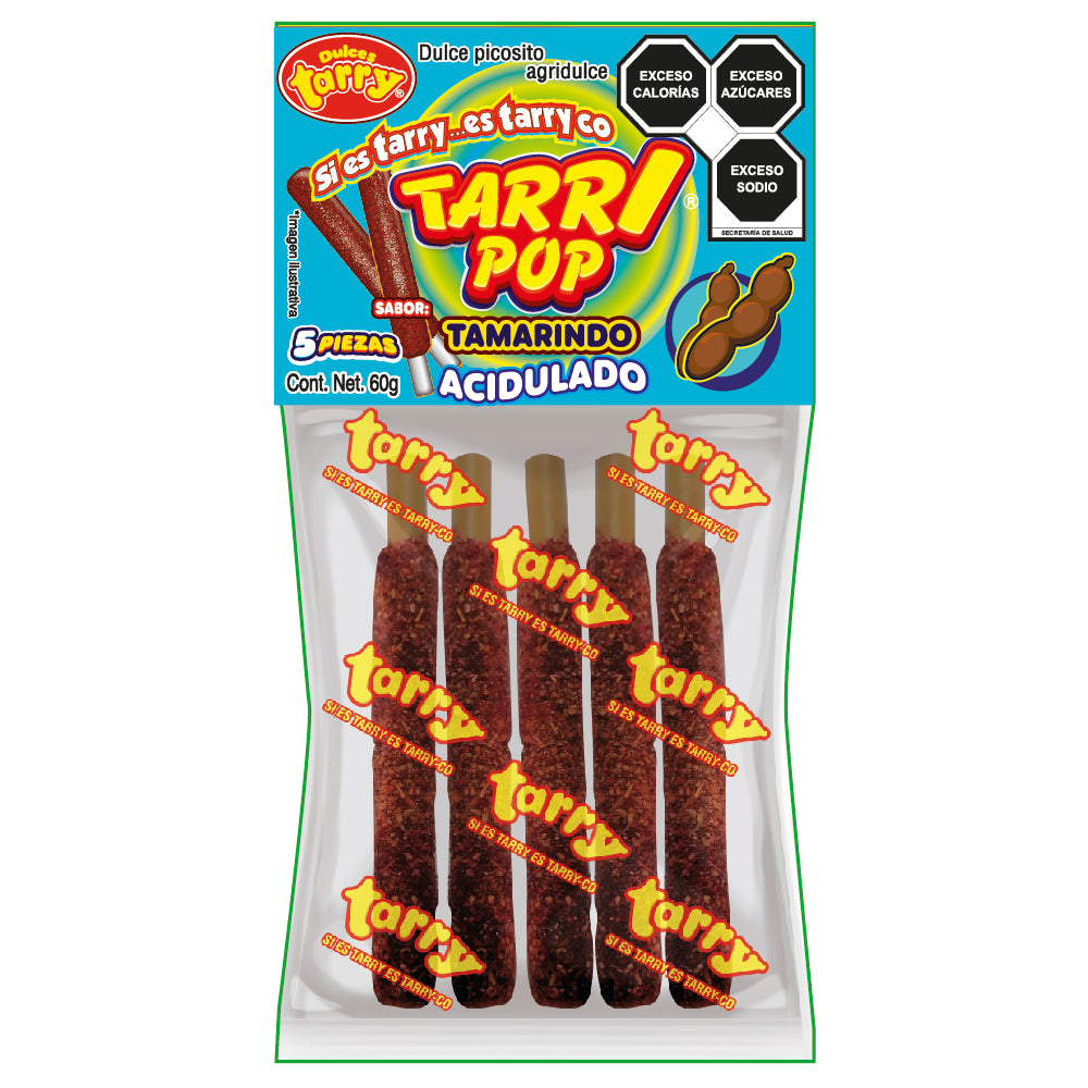 Tarry Pop Banderilla Tamarindo 3pack Total 15pz 180gr