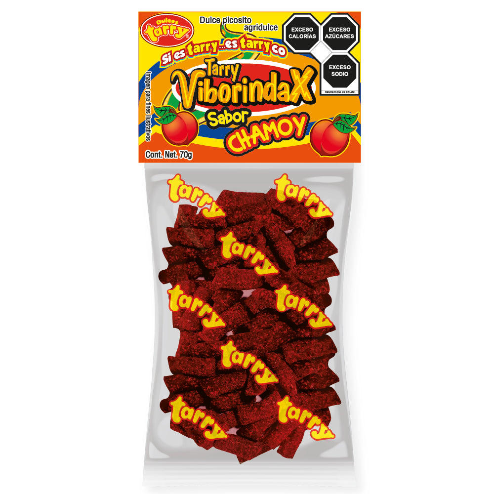 Bolsa Tarry Viborindax Chamoy Trocitos Enchilados 500gr